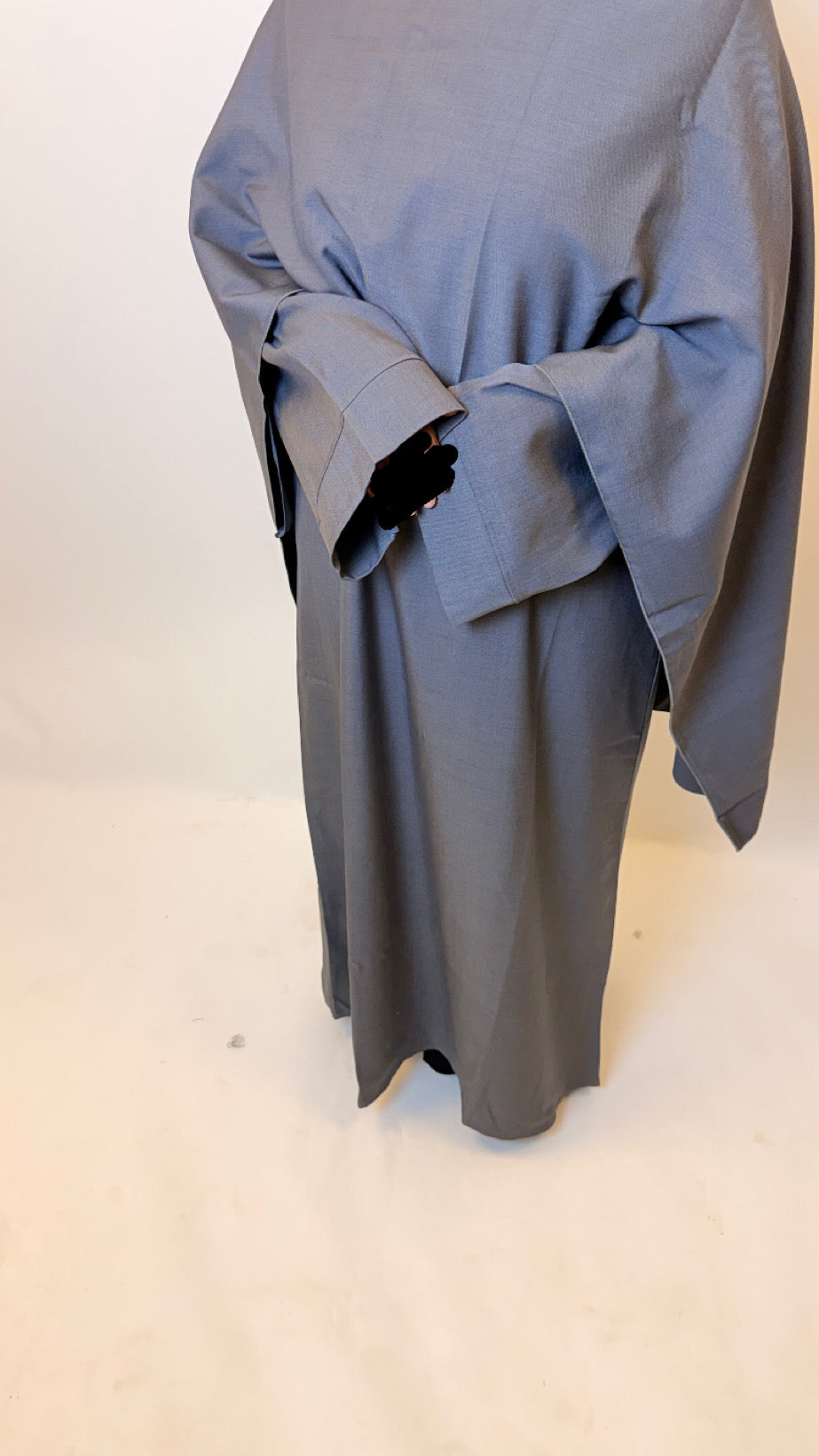 Linen - Ash Grey Abaya