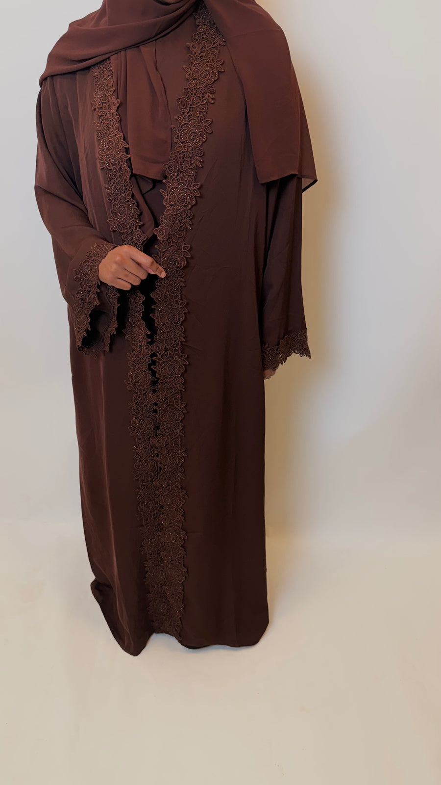 Layered - Chocolate Abaya