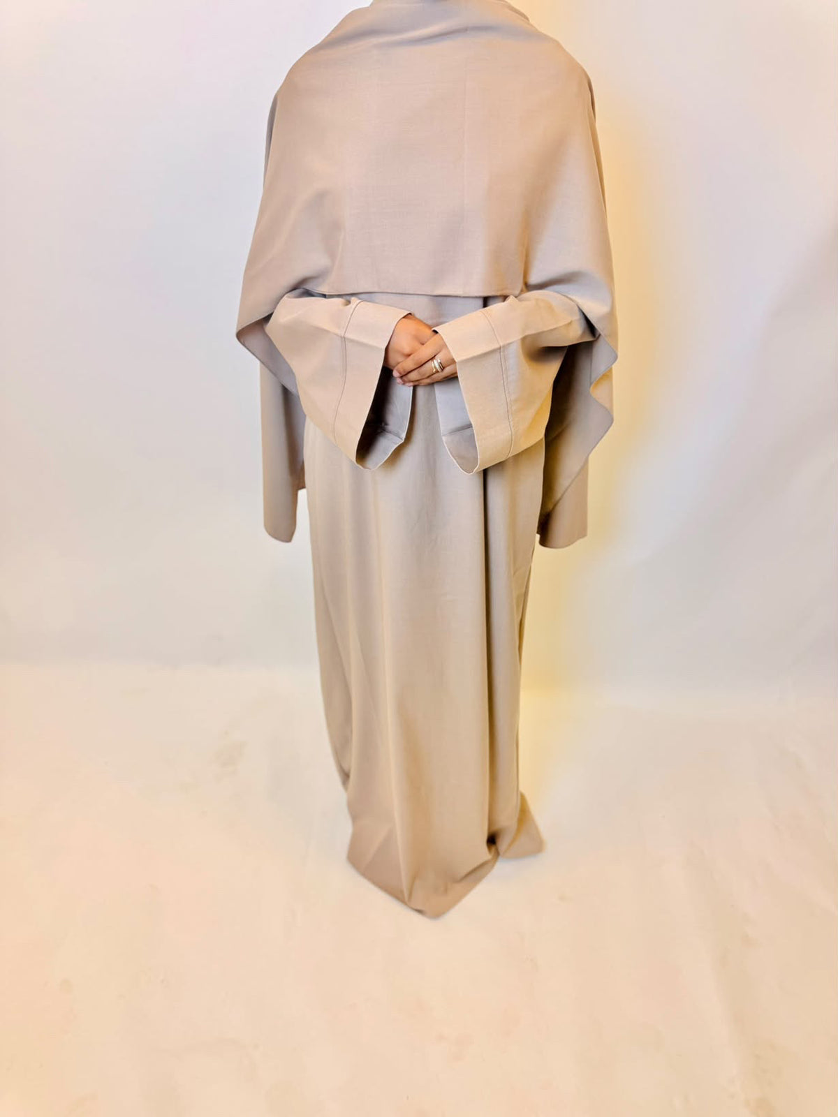Linen - Cream Abaya